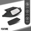 G-PLUS Convertible Soft Top w/Plastic Window Compatible with Mazda Miata 1990-2005 Black