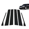 G-PLUS Sedan Door Trim Pillar Posts Compatible with 2006-2010 VW Jetta MK5 Gloss Black 6pcs Set