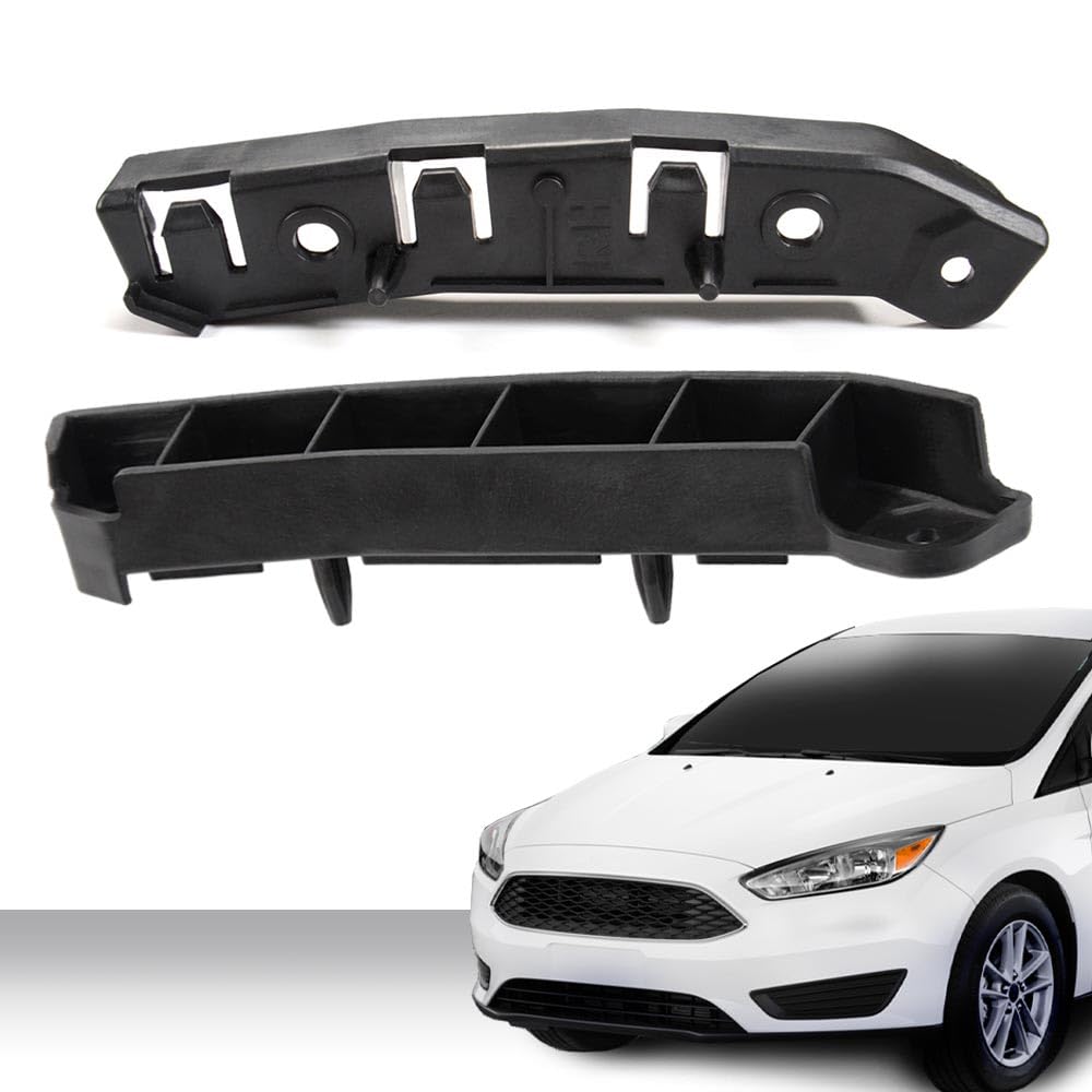 G-PLUS Front Bumper Retainer Bracket Compatible with Ford Focus Hatchback/Sedan 2012-2018 Left Right Side Bumper Retainer Mounting Brace Reinforcement Bracket Support Pad CP9Z17C947B CP9Z17C947A