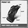 G-PLUS Front Fender Liner Compatible with BMW X4 (submodel: M40i, xDrive30i) / X3 sDrive30i 2019-2024 Fit BMW X3 (submodel: M40i, xDrive30i) 2018-2024 51717445681, BM1248159 Black