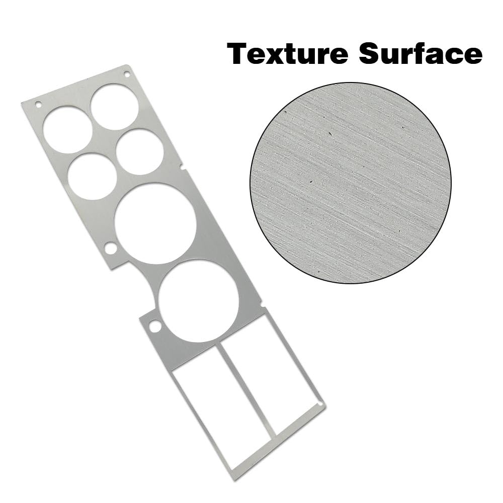 G-PLUS Aluminum Dash Bezel Insert Compatible with Chevy/GMC Truck Blazer Suburban 1981-1987