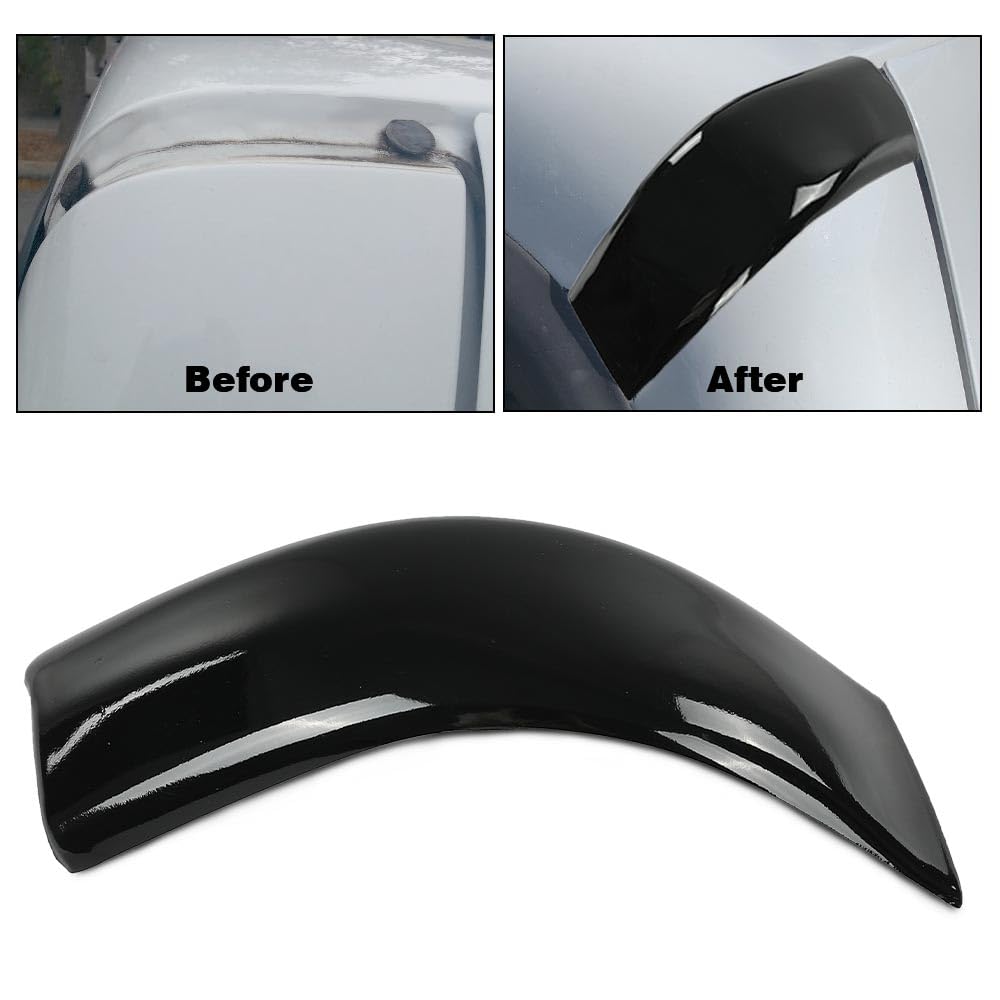 G-PLUS Corner Roof Moldings RH & LH Compatible with Ford F250 F350 F450 F550 Super Duty 1999-2007 Regular & Crew Cab Only (Not Fit Extended Cab) YC3Z-2551728-PTM YC3Z-2551729-PTM Painted Black