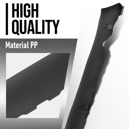 G-PLUS Skirt Lower Rocker Cover Molding Driver Left Side LH Compatible with Tesla Model 3 2017-2022 1089828 00 D, 108982800D Black
