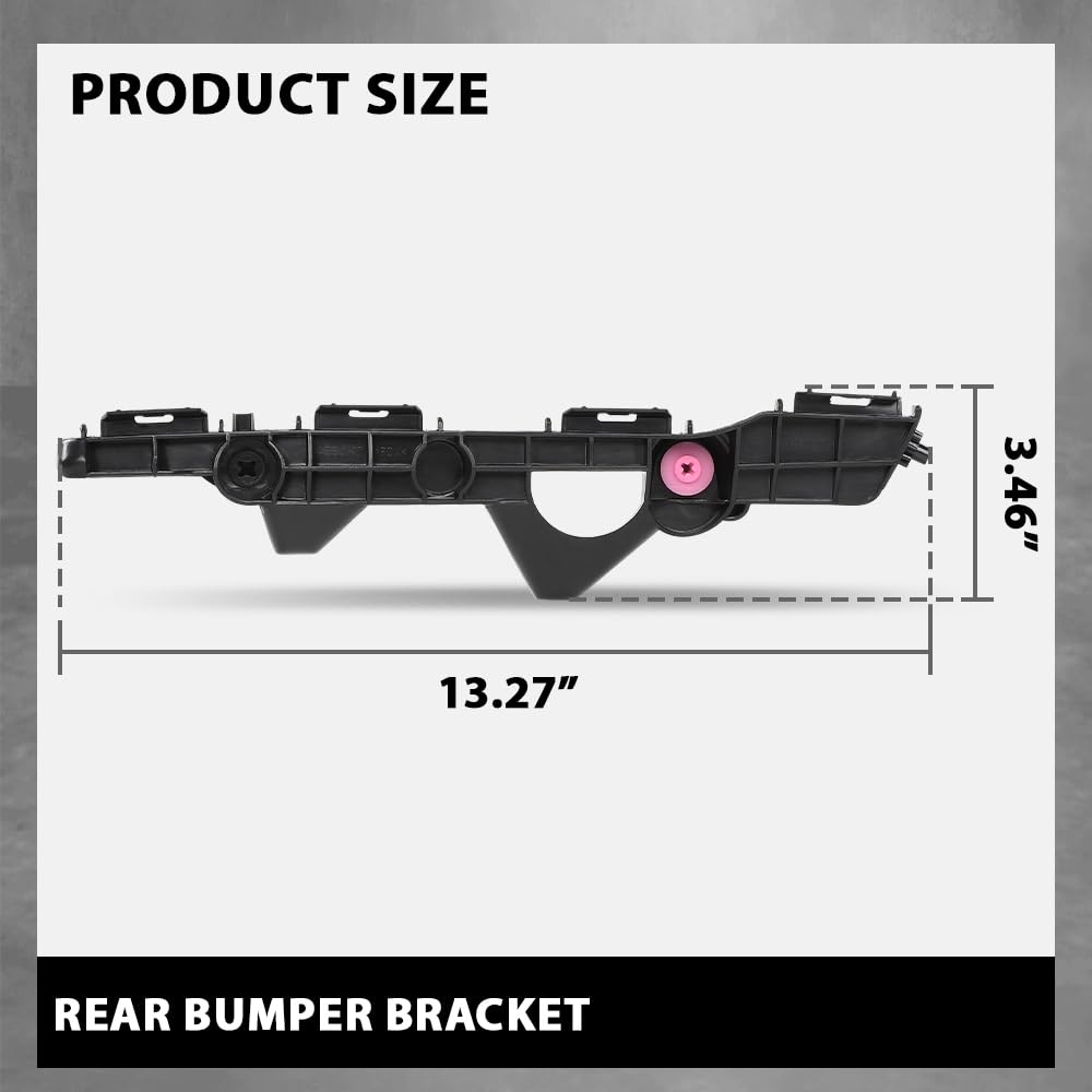 G-PLUS Bumper Bracket Driver and Passenger Side Compatible with Toyota RAV4 2016-2018 521550R050, 521560R050