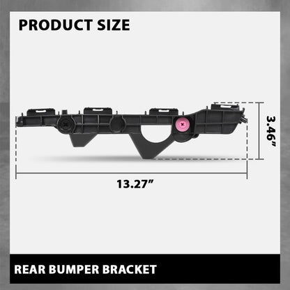 G-PLUS Bumper Bracket Driver and Passenger Side Compatible with Toyota RAV4 2016-2018 521550R050, 521560R050