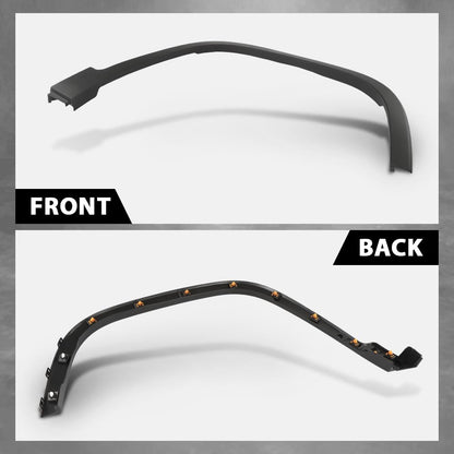 G-PLUS Fender Flare Front Right Wheel Opening Molding Compatible with Jeep Cherokee 80th Anniversary 2021,Fit Jeep Cherokee Altitude 2019-2023,Fit Jeep Cherokee Latitude Lux 2021-2022