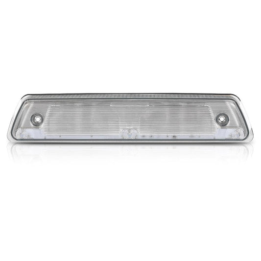 G-PLUS 3rd Third Brake Light Compatible with Ford F150 Lobo 2004-2008/Fit Ford Explorer 2007-2010/Fit Lincoln Mark LT 2006-2008 High Mount Stop Lights Smoky Lens Chrome Housing