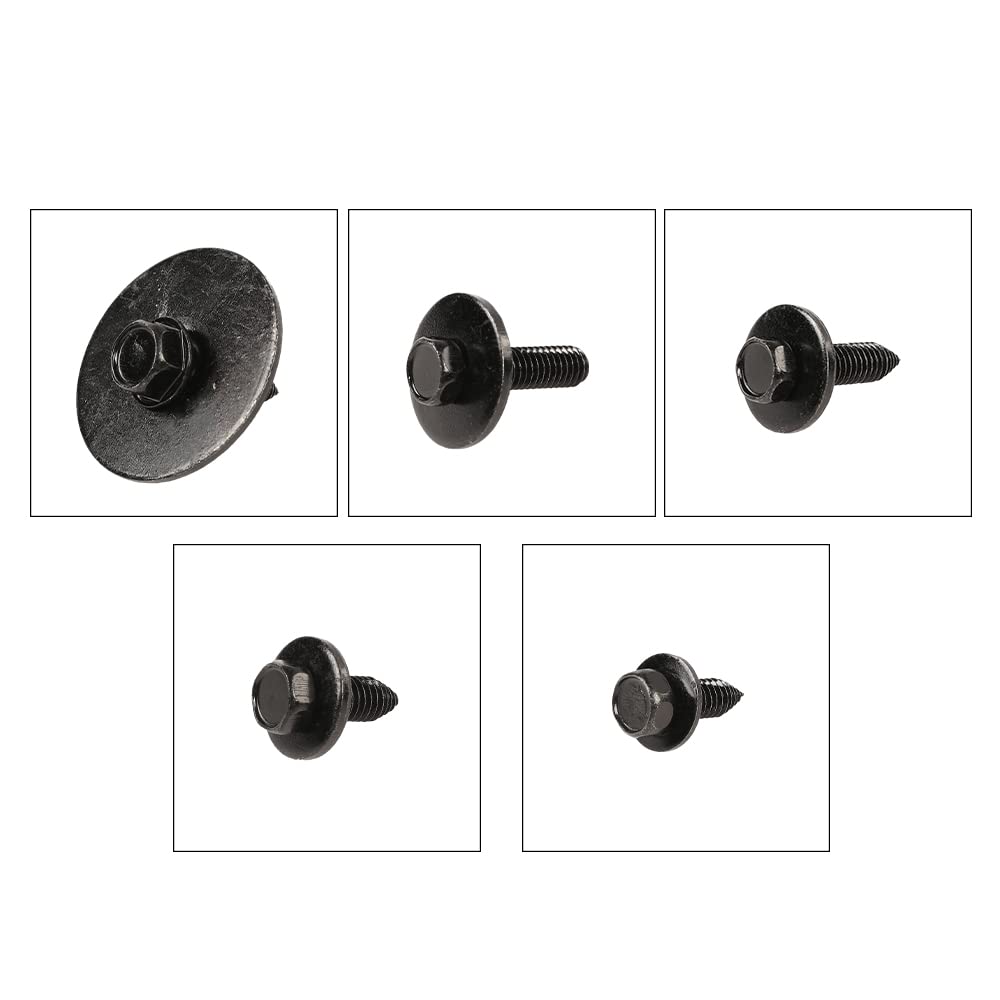 G-PLUS Fender Sheet Metal Bolt Kit Set Compatible with 1968-1972 Chevelle/El Camino 70-72 Monte Carlo 190Pcs Sheet Metal Bolt Hardware Kit Front End Fastener Kit