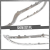 G-PLUS Rear Bumper Molding Chrome Compatible with Benz C300 Sedan 2015-2018 Fit Models Without AMG Styling Package 2058851621, MB1144119 Silver