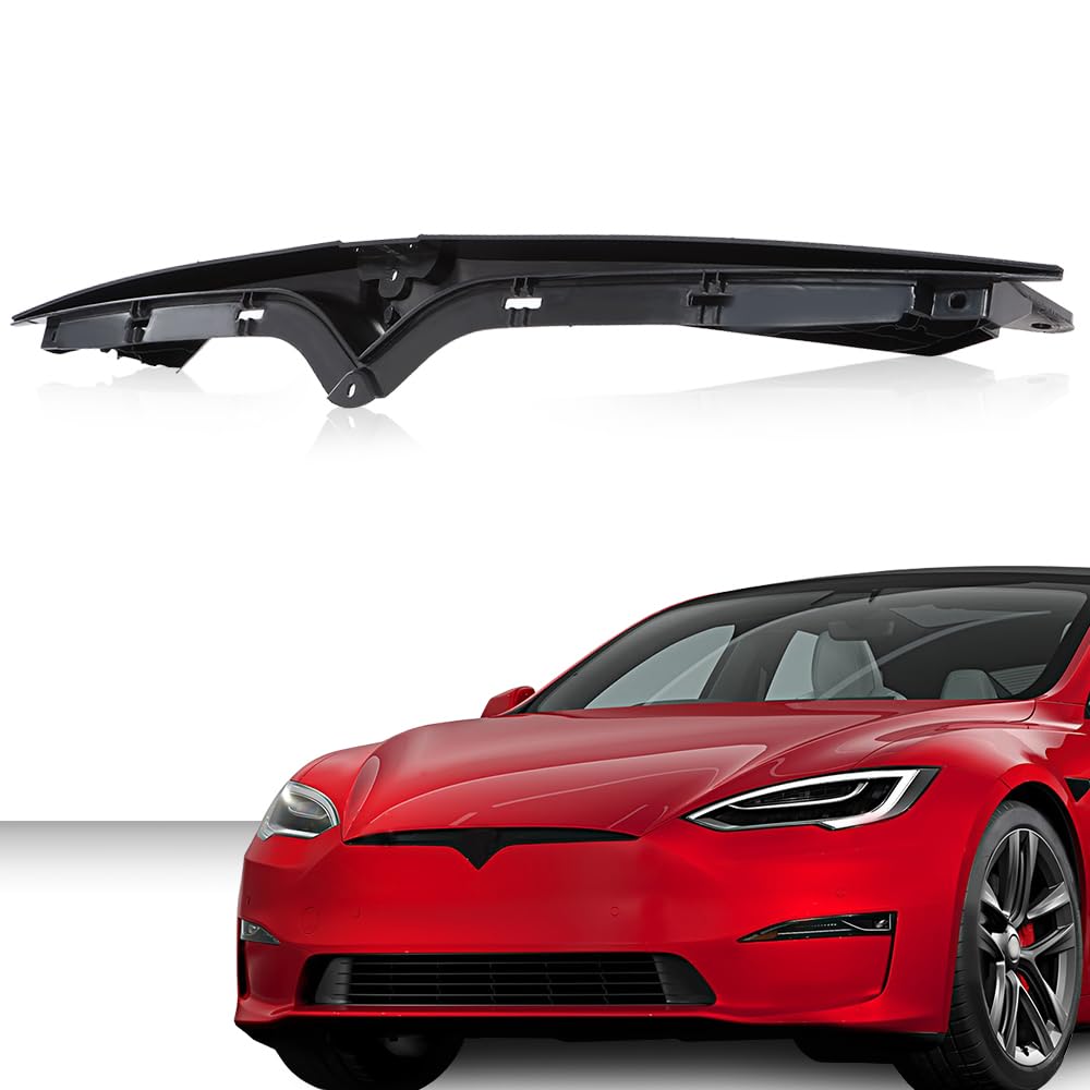 G-PLUS Front Bumper Grille Support Bar Compatible with Tesla Model S 2016 2017 2018 2019 2020 2021 1062472-00-F