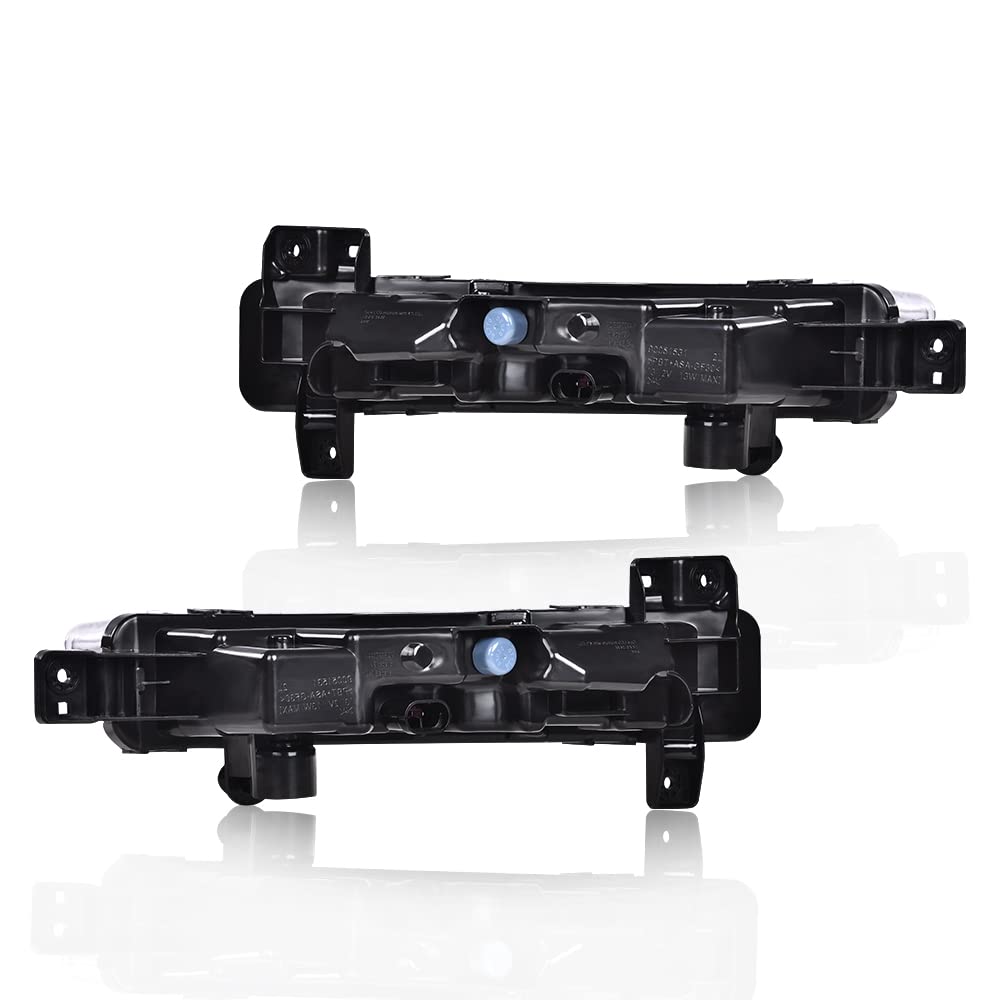 G-PLUS 2X LED DRL Daytime Running Fog Lights Compatible with 2016 2017 2018 2019 2020 BMW 5 Series G30 G31 G38 520 530 540 63177349132 63177349131 neblineros para autos delantero faros antiniebla