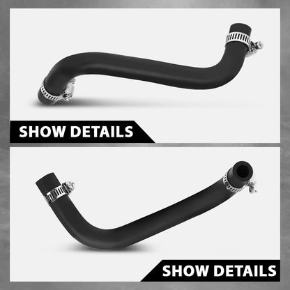 G-PLUS PCV Hose Blow By Hose w/Clamps Compatible with Nissan Altima 2.5L Engine 2007-2012 11823-JA00A, 11823JA00A Black Rubber