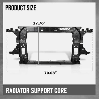 G-PLUS Radiator Support Core Compatible with Hyundai Palisade 2020-2022 64101S8000, HY1225214 Black