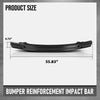 G-PLUS Rear Bumper ReinForcement Steel Compatible with Ford Mustang 2015-2024 FR3Z17906A, FO1106370 Black