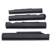G-PLUS Rocker Panel Guard Sill Trim Compatible with 2009-2018 Dodge Ram Crew Cab,Rocker Panel Protector Guard Cover Trim Matte Black Textured Finish 14064
