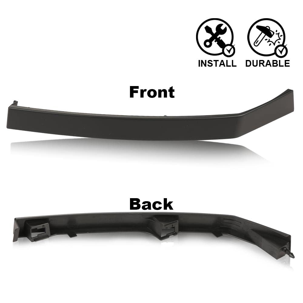 G-PLUS Headlight Molding Trim Lower Filler Set Compatible with 2004-2015 Nissan Armada Titan QX56,622357S300,622347S300 Pair Driver & Passenger Side