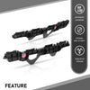 G-PLUS Bumper Bracket Driver and Passenger Side Compatible with Toyota RAV4 2016-2018 521550R050, 521560R050