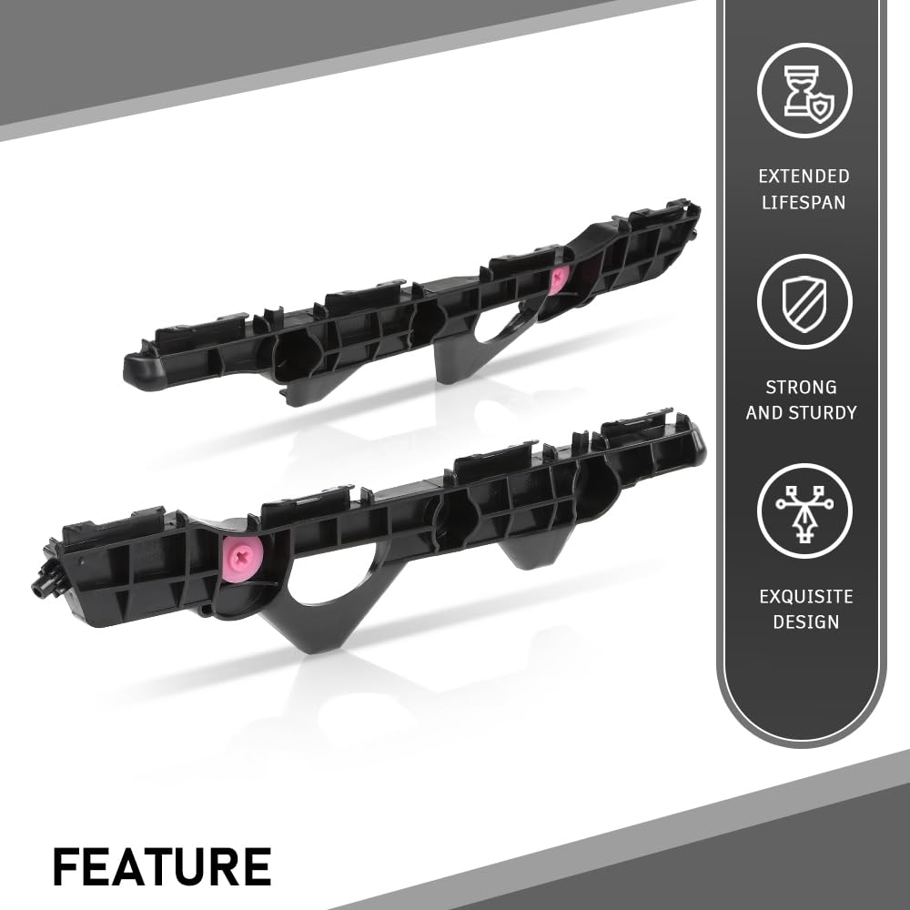G-PLUS Bumper Bracket Driver and Passenger Side Compatible with Toyota RAV4 2016-2018 521550R050, 521560R050