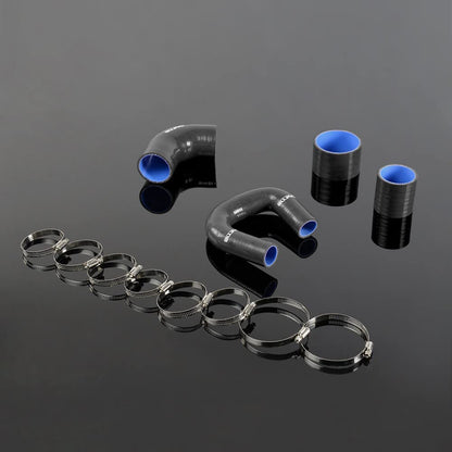 G-PLUS Silicone Hose Intercooler Turbo Clamps kit Compatible With Subaru Impreza GC8 EJ20 VERS 5-6 WRX STI 1999-2000 4PCS,Black