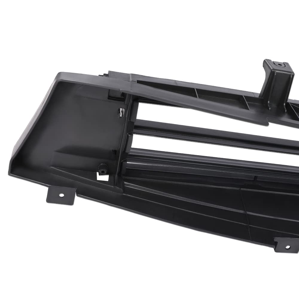 G-PLUS Front Bumper Shutters W/o Motor Compatible with Buick Lacrosse 2014 2015 2016 26202080 GM26202080 9054678 Dark Black