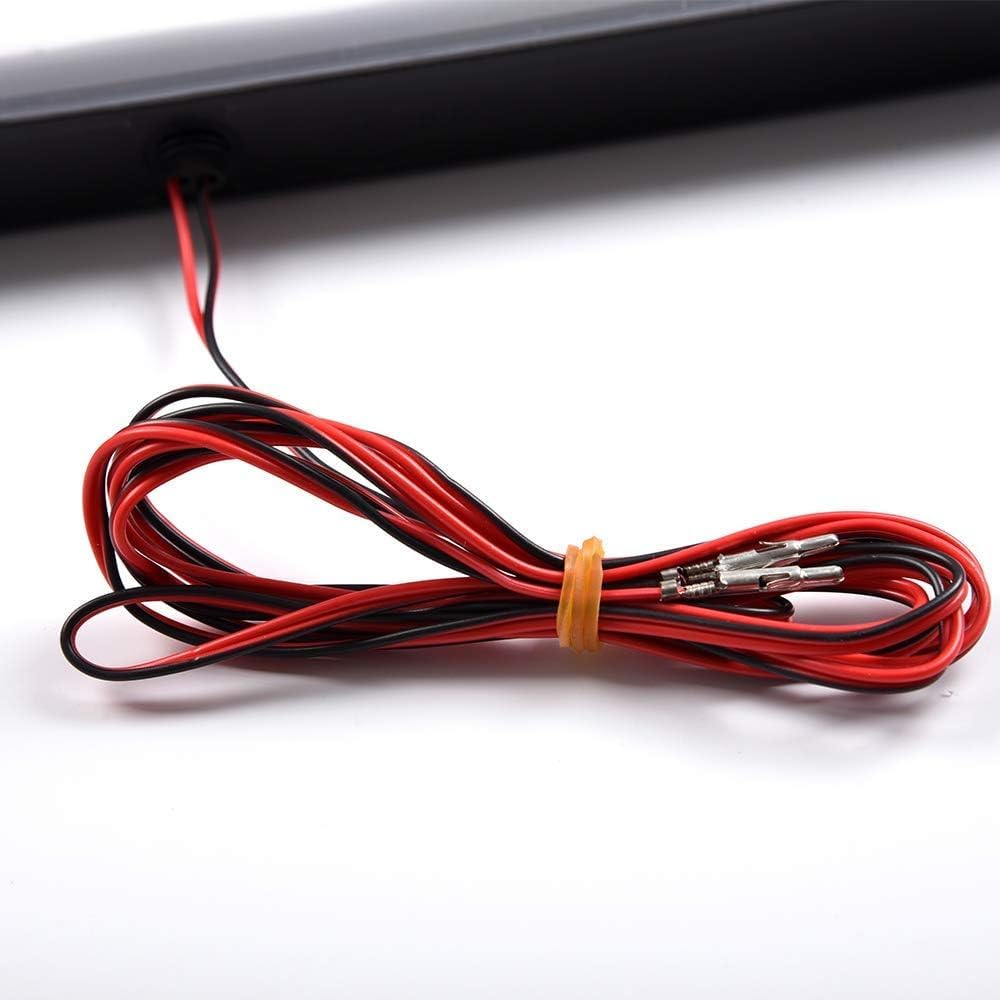 G-PLUS LED LED 3rd Brake Light Compatible with Leer, ARE, Century, Jason and Astro High Mount Stop Parking Lamp Smoke Lens Black Housing