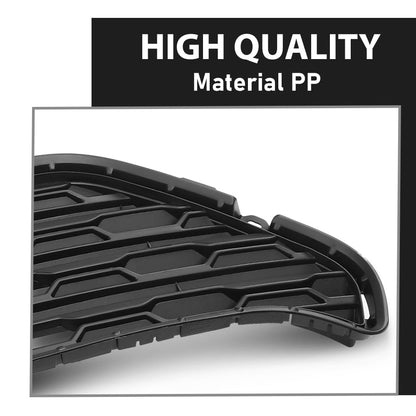 G-PLUS Front Bumper Upper Black Grille Grill Assembly Compatible with Toyota RAV4 2019-2023 531120R120
