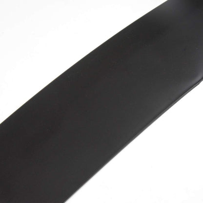 Universal Fit CS Style PP Front Bumper Add on Lip Flat Splitter Plate Under Panel Unpainted Black Spoiler Splitter Valance Chin Bodykit - 67" L x 22" D