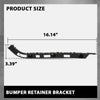 G-PLUS Rear Bumper Retainer Set LH and RH Compatible with Chevy Cruze Diesel 2014-2015,Fit Chevy Cruze L 2015,Fit Chevy Cruze (submodel: Eco, LS, LT, LTZ) 2011-2015 Cruze Limited 2016 94833089