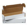 G-PLUS 25pcs Trading Sports Card Storage Box 800 Count White Corrugated Cardboard Box Versatile Card Storage Box (Card not included)