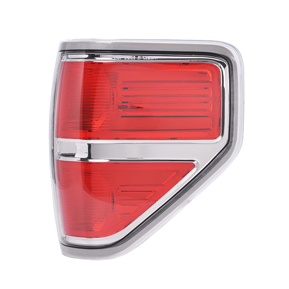 G-PLUS Rear Tail Lights Compatible With 2009-2014 Ford F150 2/4 Door (Not Fit Flareside Models,Not Fit Ogriginal Model with LED Tail Lamp) Brake Lamps Right Side luces traseras, faros traserosAssembly