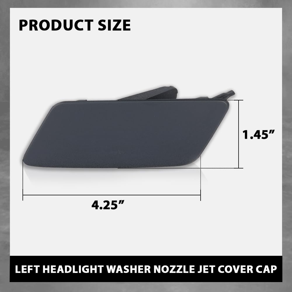 G-PLUS Headlight Nozzle Washer Cover Cap Left Side Compatible with Discovery Sport 2015-2019