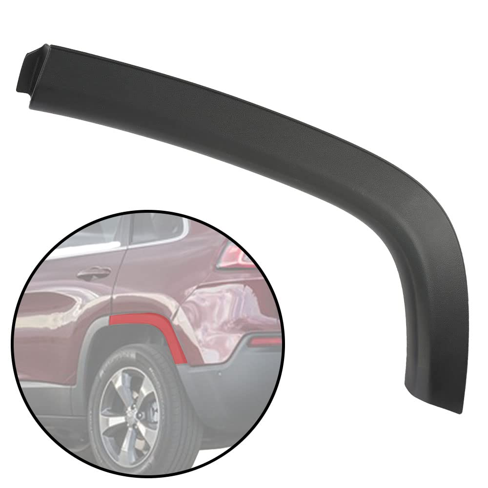 G-PLUS Wheel Opening Molding Fender Flare Compatible With Jeep Compass 2017-2022, OE Style Black Wheel Cover Protector (Rear Left) 5UP10RXFAB