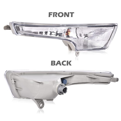 G-PLUS Turn Signal Lights w/bulbs Driver and Passenger Side Compatible with Nissan Altima Base 2013-2017,Fit Nissan Altima S 2013-2018 NI2531118 NI2530118
