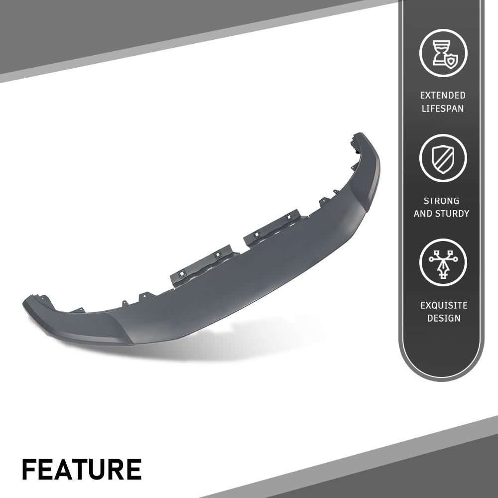 G-PLUS Front Bumper Lower Spoiler Valance Cover, Compatible with Audi Q3 S-line Or SQ3 2019-2023, AU3807061, 83A807061BGRU