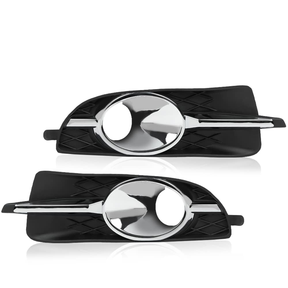 G-PLUS Fog Light Lamp Trim Bezel Cover Compatible with Buick Lacrosse 2010 2011 2012 2013 /Fit Buick Allure 2010 Fog Light Cover Trim 20859108 GM1039120 20859107 GM1038131