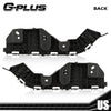 G-PLUS Bumper Bracket Retainer Front Pair Support Compatible with Chevy Trax Black 2015 2016 Driver & Passenger Side Bumper Bracket