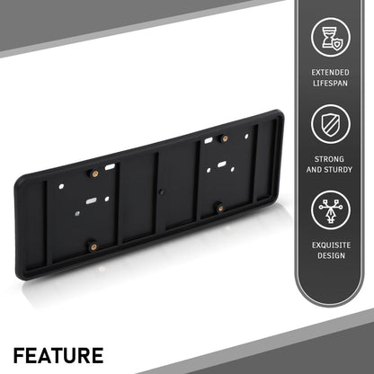 G-PLUS Bumper License Plate Bracket Compatible with Dodge Jeep Chrysler 2013-2021 68213436AC Black