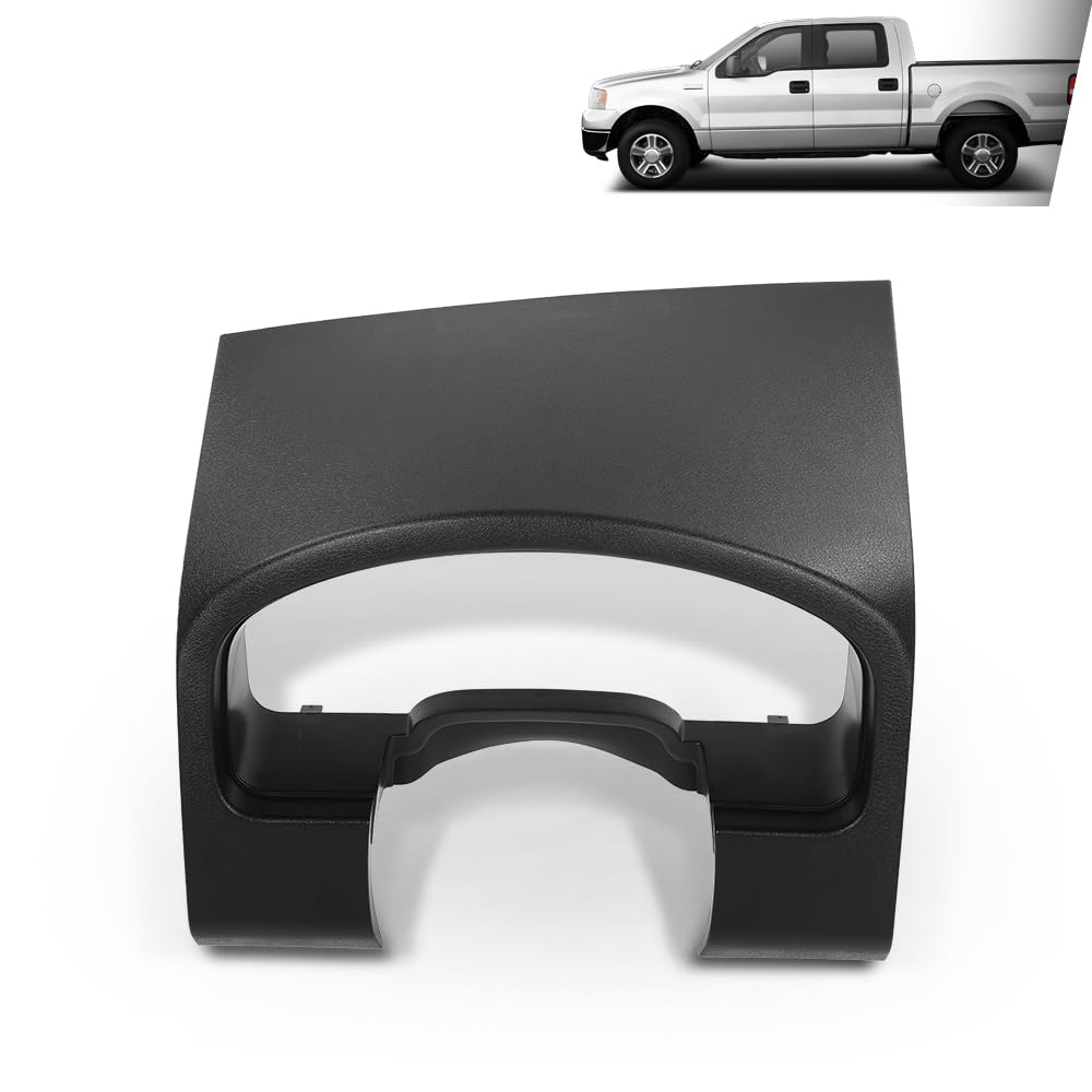 G-PLUS Dash Bezel Trim Instrument Cluster Cover Panel Compatible with Ford F150 2004-2008/Fit Lariat models Black