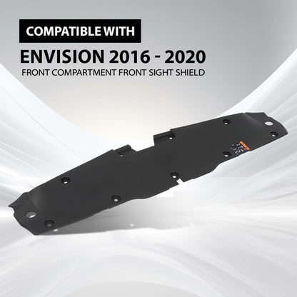 G-PLUS Front Compartment Sight Shield Compatible with Buick Envision 2016 2017 2018 2019 2020 84413364, GM1224152, 23259237 Black