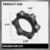 G-PLUS 6" Lift CV Spacers Compatible with Chevy Silverado GMC Sierra 2500HD 2001-2010 4WD Black