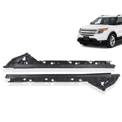 G-PLUS Windshield Inner Trim Pillar Molding Compatible with 2011-2019 Ford Explorer Passenger & Driver Side Black