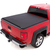 G-PLUS T4 Four-Fold Soft 5.8Ft Truck Tonneau Cover Replacement for 2007-2013 Chevy Silverado/GMC Sierra,Extra Short Bed 5'8" Black