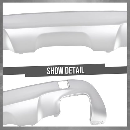 G-PLUS Rear Lower Bumper Valance Panel Compatible with Benz GLA250 (submodel: 4Matic, Base) 2015 2016 2017, Not Fit Models With AMG Style Bumper 1568850925 Silver