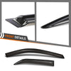 G-PLUS Out-Channel Window Vent Visor Deflectors Tape-On Side Rain Guards Compatible with Toyota Camry 2012-2017 Impact-Resistant PMMA 4 PCS Smoky