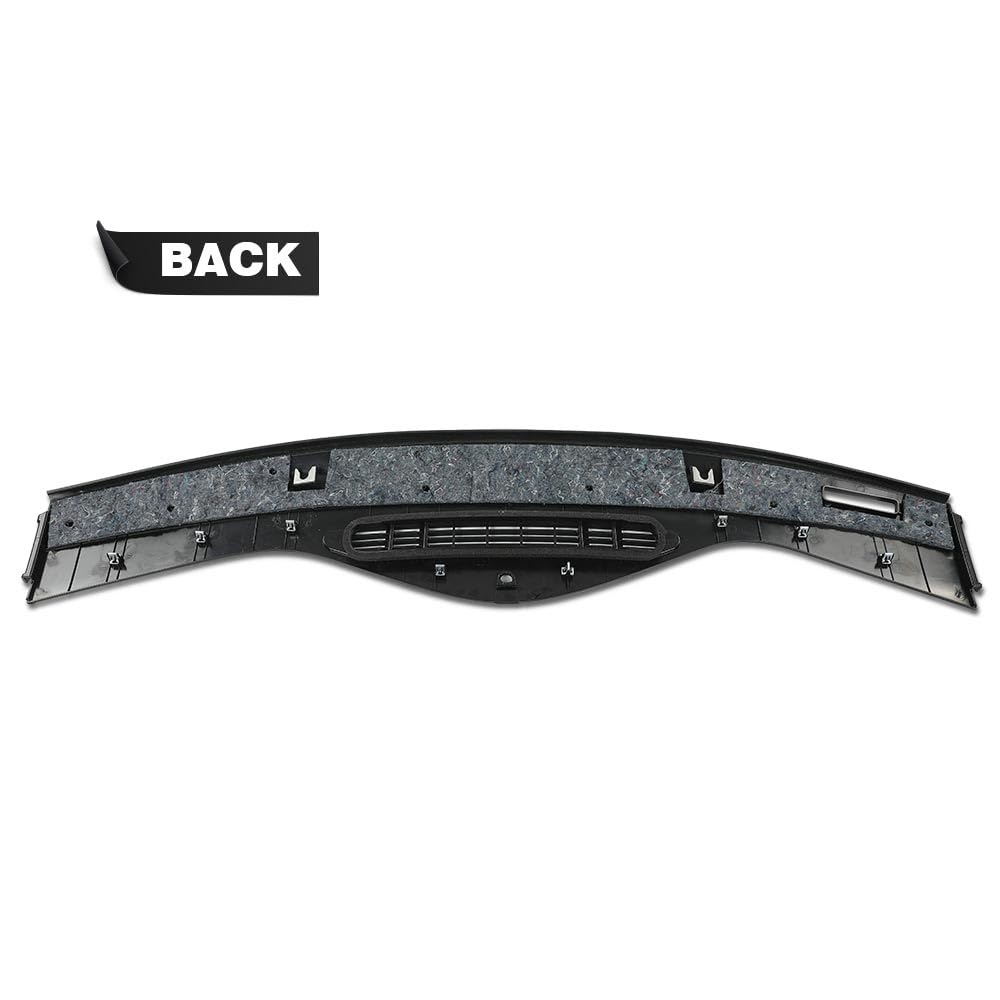 G-PLUS Upper Dash Panel Trim Defrost Vent Panel Bezel Compatible with Pontiac G6 2005 2006 2007 2008 2009 2010 10449598 Black ABS Plastic