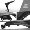 G-PLUS Fender Front Passenger Right Side Compatible with Cadillac XT6 (submodel: Premium Luxury, Sport) 2020-2024 84596460, GM1241423 Black
