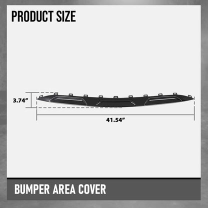 G-PLUS Front Bumper Lower Molding Trim Compatible with Benz W167 GLE-Class GLE350 GLE450 GLE580 2020-2022 A1678857003, 1678857003 Glossy Black