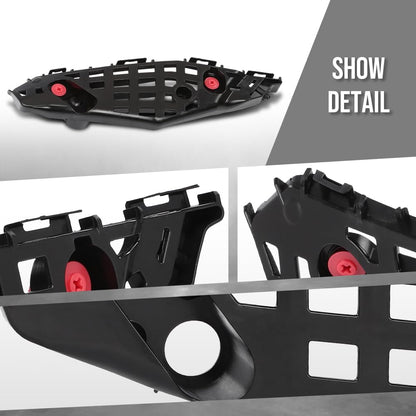 G-PLUS Bumper Bracket Front Left Side Fit Toyota Highlander (submodel: Hybrid LE, Hybrid Limited, Hybrid Platinum, Hybrid XLE, L, LE, Limited, Platinum, XLE) 2020-2023 521460E100, TO1042147 Black