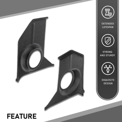 G-PLUS Speaker Kick Panels Pair Black Compatible with Ford Mustang 1967-1968