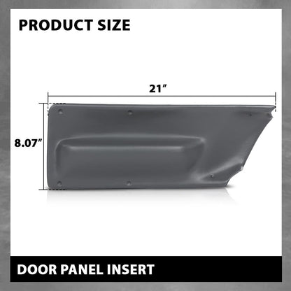 G-PLUS Door Panel Insert Gray Compatible with Volkswagen New Beetle 2003-2010, Not Fit for hatchback, Only Fit for Beetle Convertibles